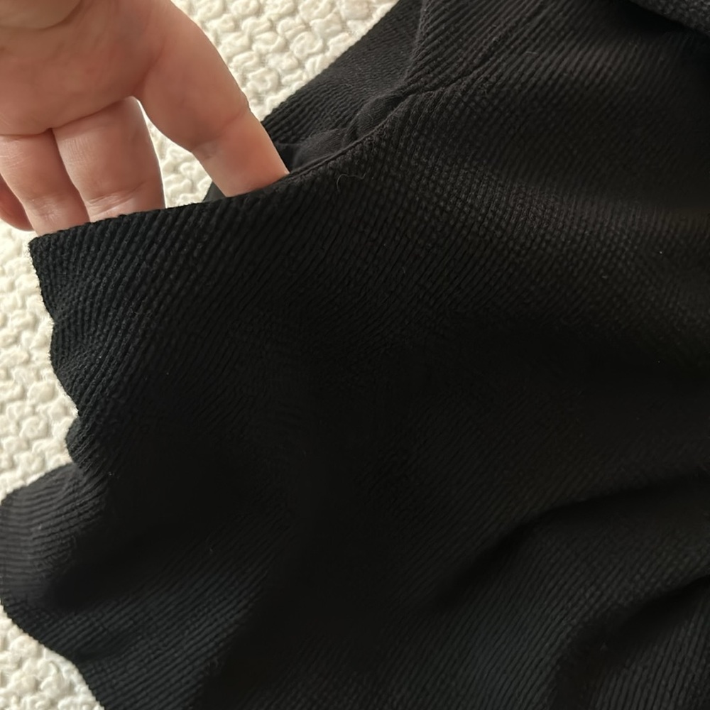 Michael Stars One Size Open Thermal Hooded Cardigan - Picture 6 of 9